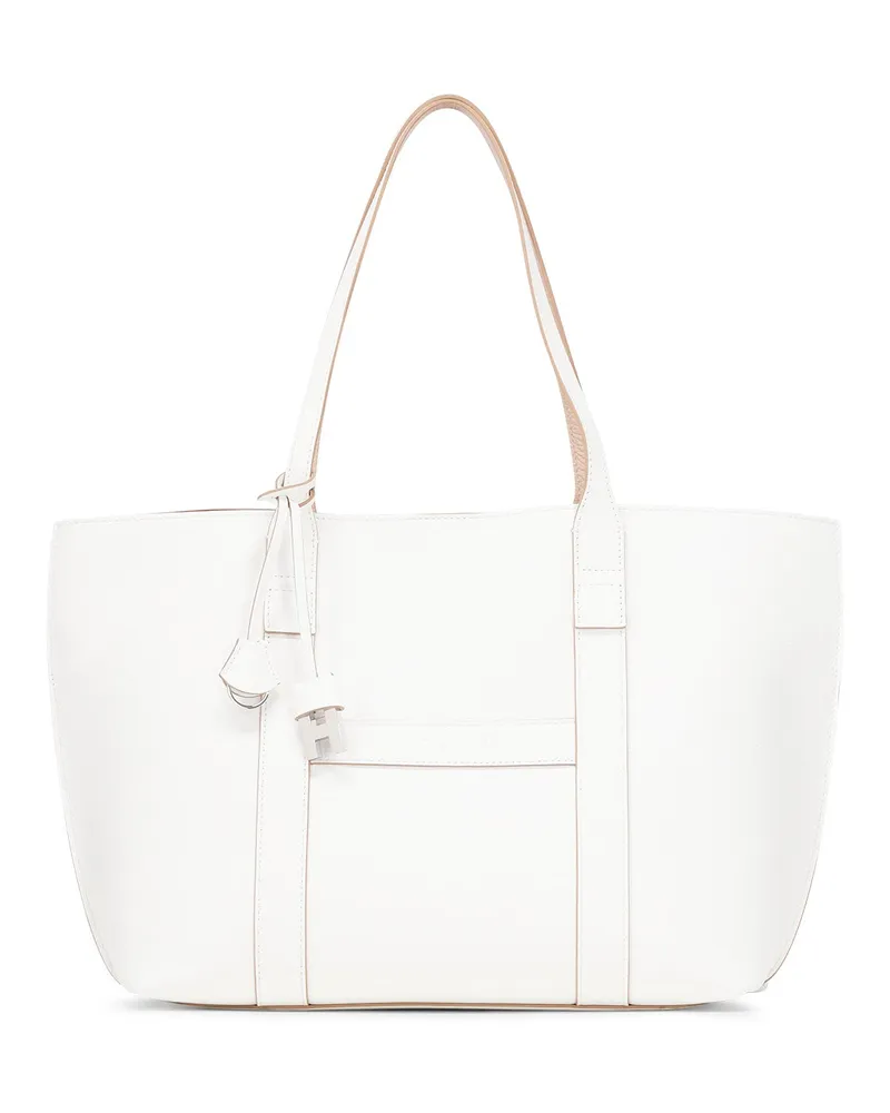 Hogan Schultertasche aus Leder Weiß