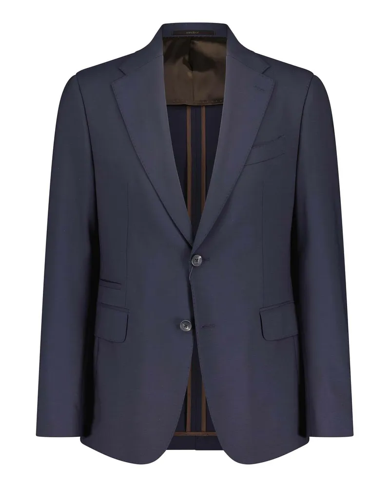 windsor. Sakko Sono aus Schurwolle Blau