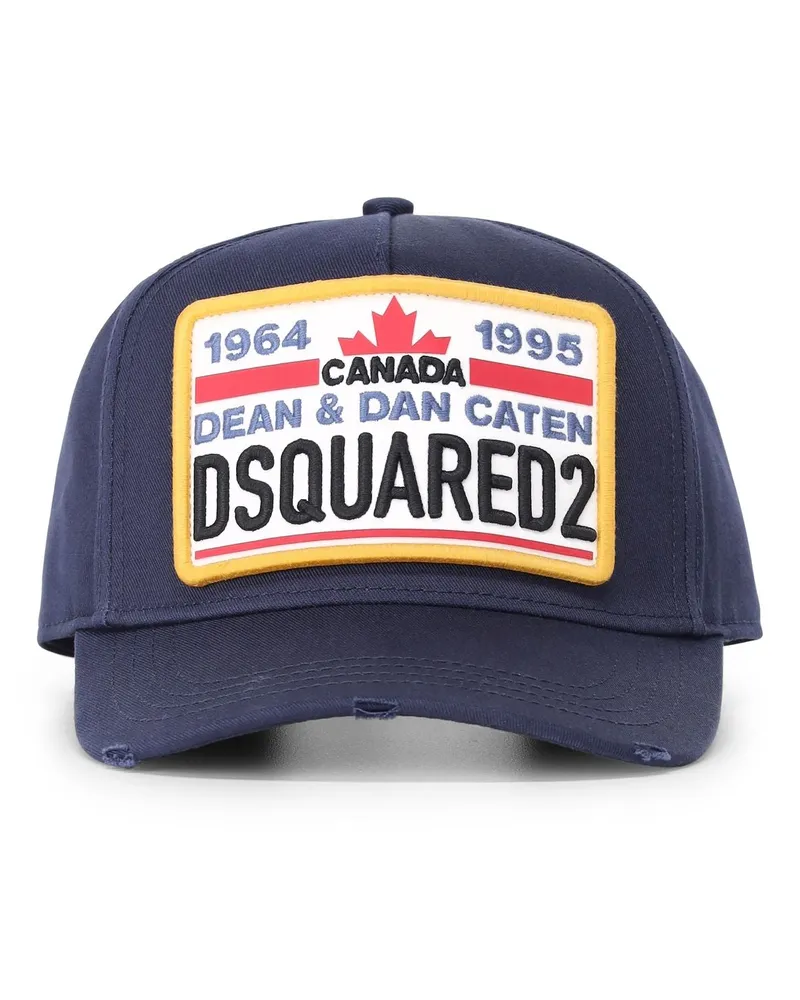 Dsquared2 Cap mit Logo-Stickerei Navy