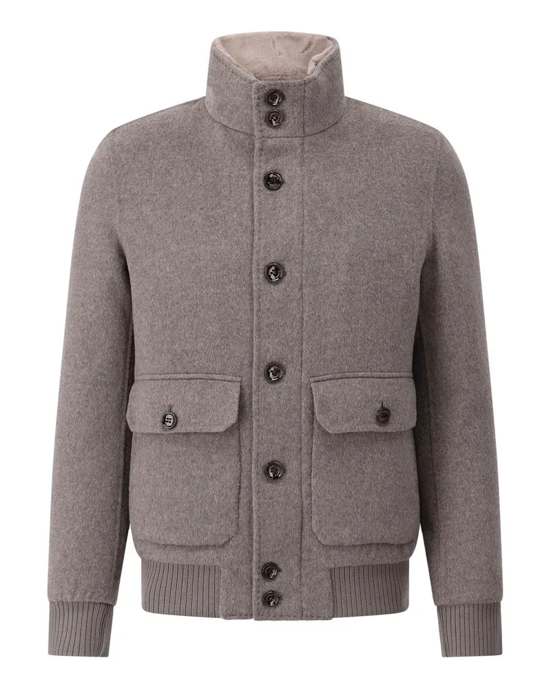 Gimo's Jacke aus Woll-Mix Braun