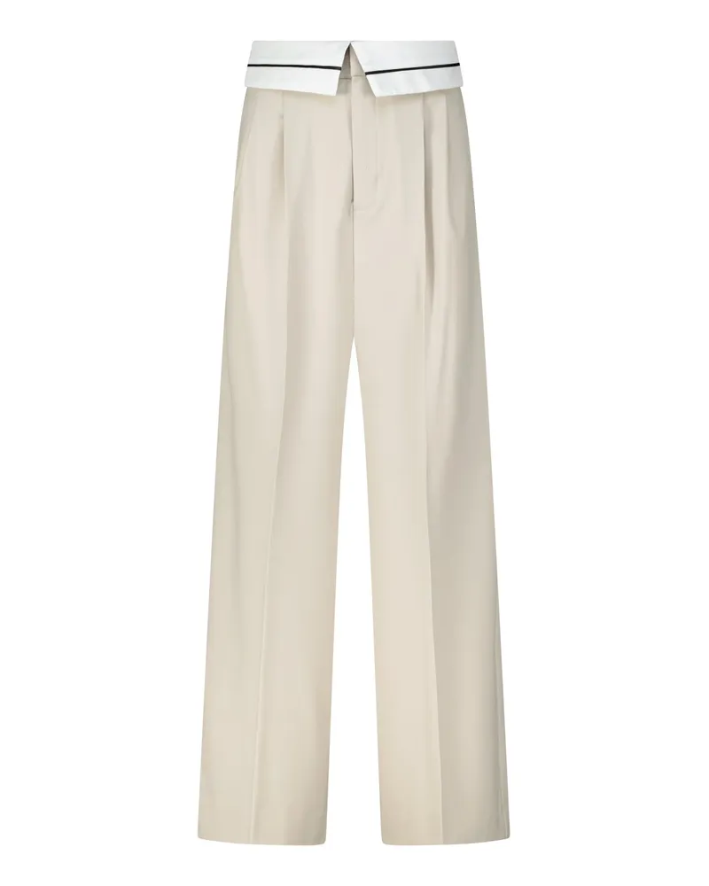 Rossi Bundfaltenhose Noa Collar Beige