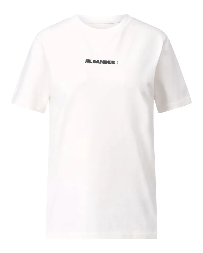 Jil Sander T-Shirt mit Logo Weiß