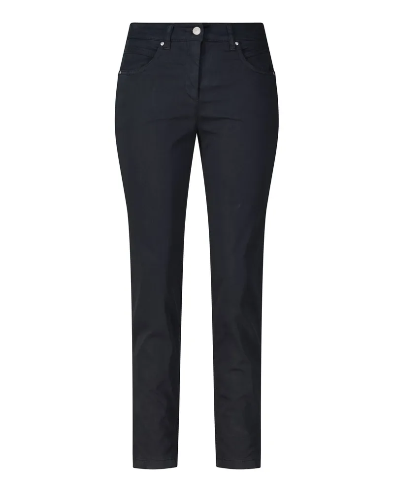 Luisa Cerano Skinny-Fit Baumwollhose Schwarz