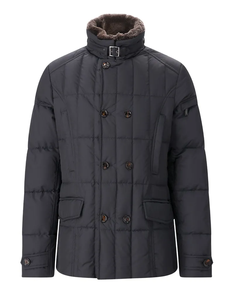 MOORER Jacke Siro mit Daunen Schwarz