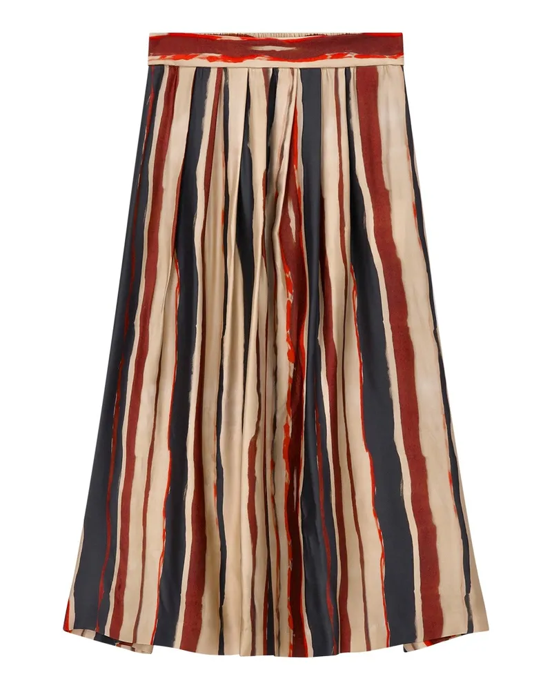 PT TORINO Midirock Doris aus Satin Multicolor