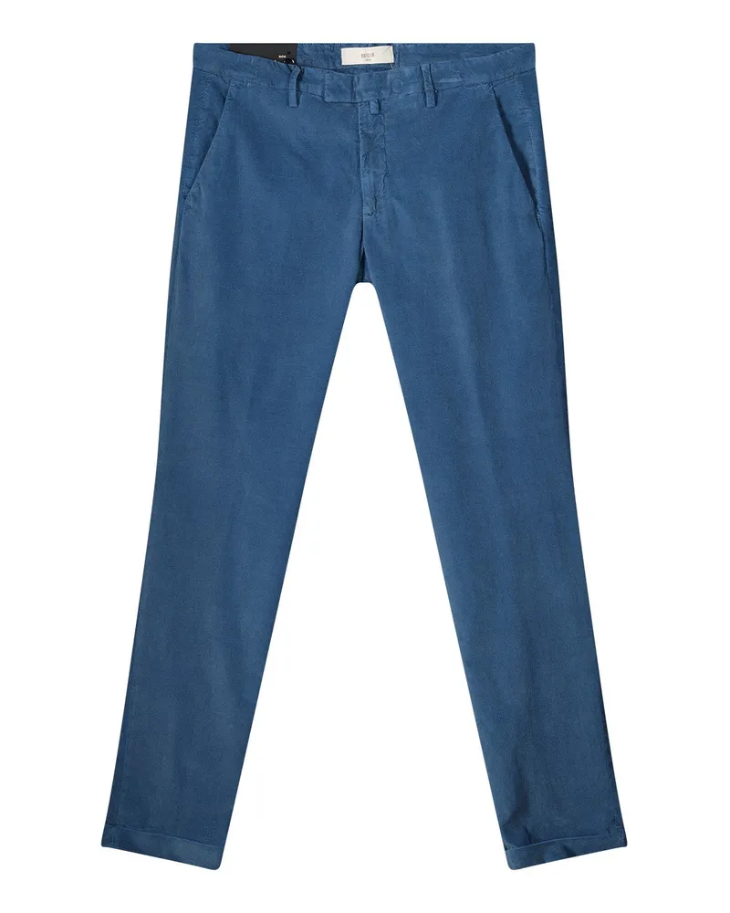 Briglia 1949 Slim-Fit Hose aus Baumwollmix Blau