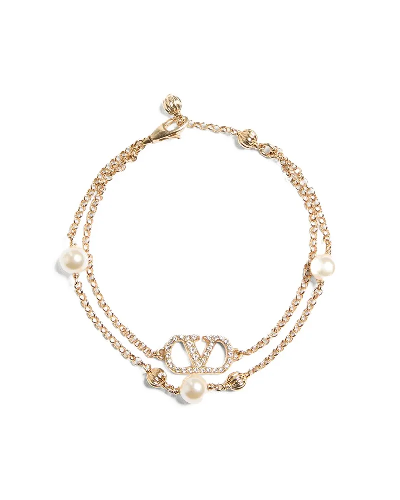 Valentino Garavani Vlogo Signature Armband Gold