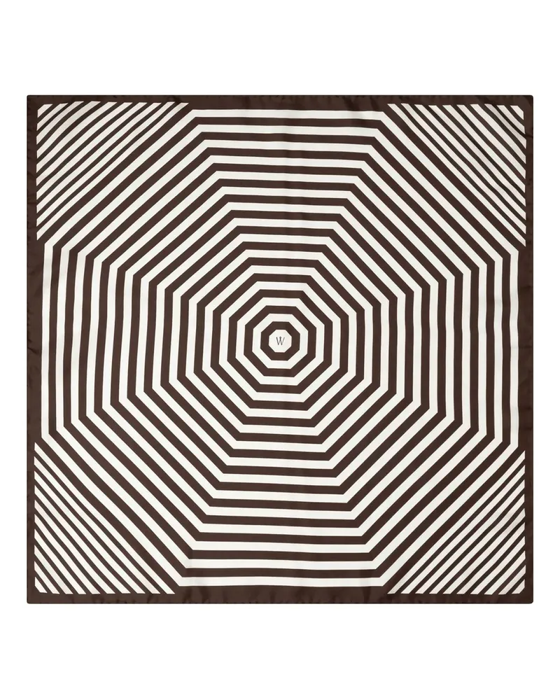 windsor. Gestreiftes Tuch Braun