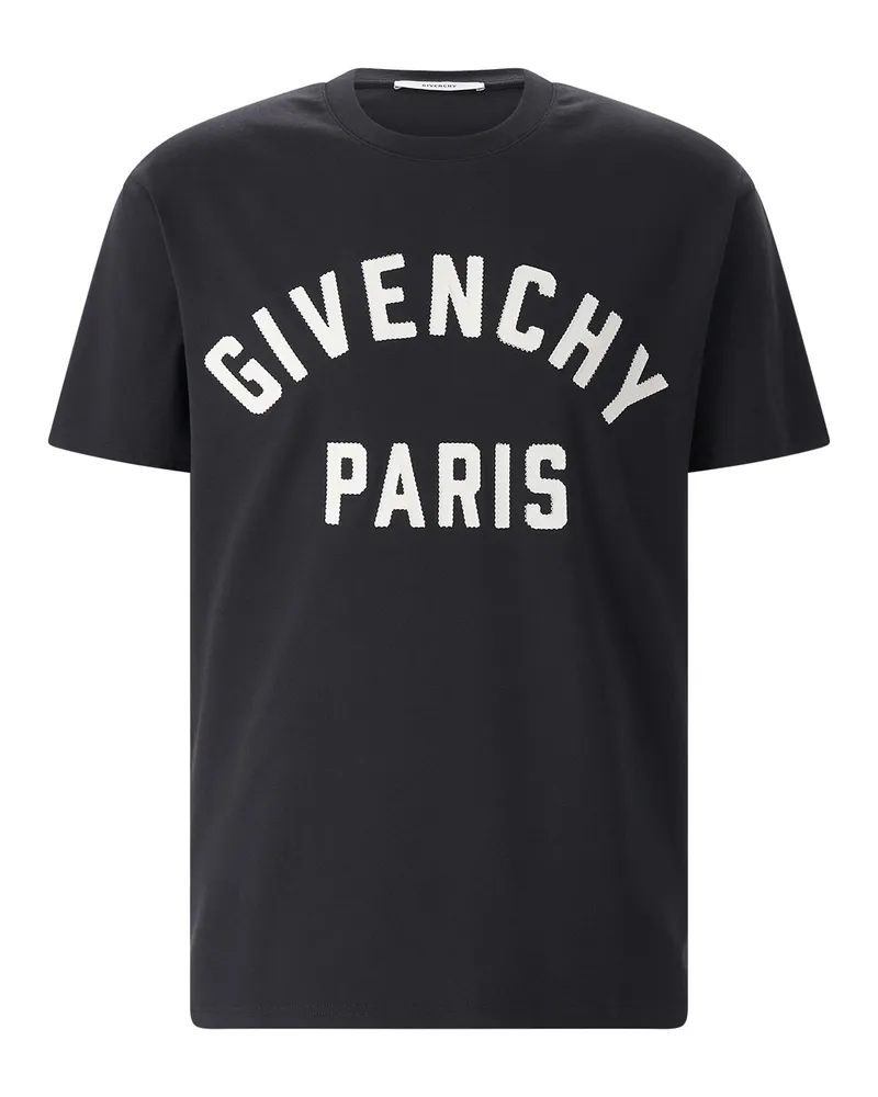 Givenchy T-Shirt mit Logo Schwarz