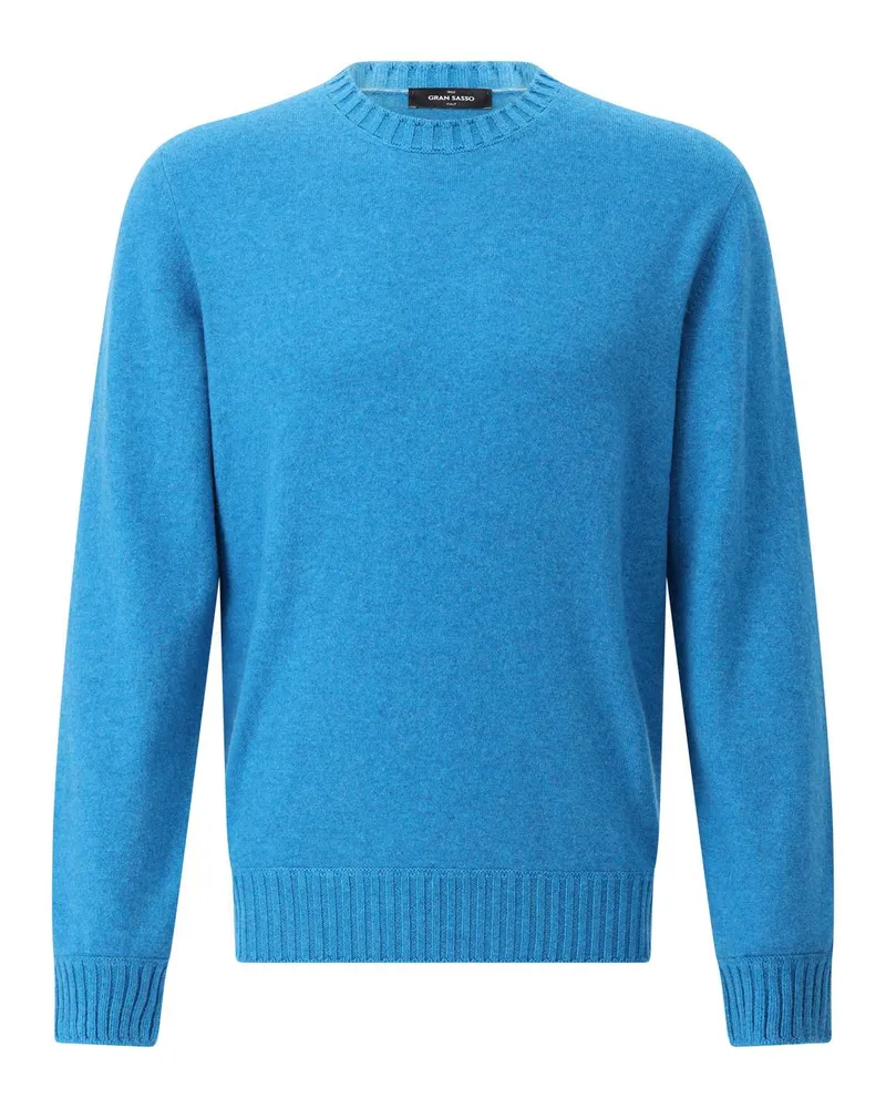 Gran Sasso Pullover aus Kaschmir Blau