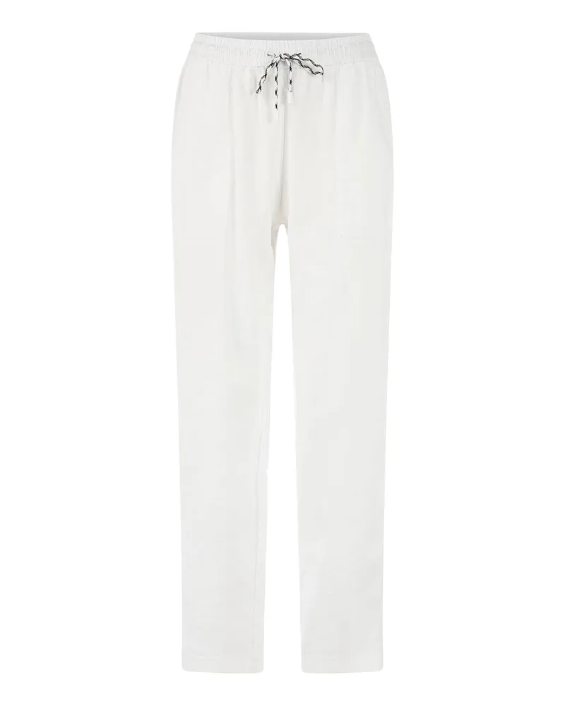 Marc Cain Relaxed-Fit Hose Ranchi Weiß