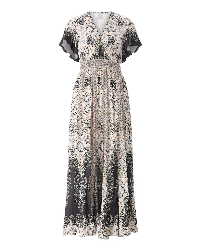 Hale Bob Maxikleid mit Blumenmuster Multicolor
