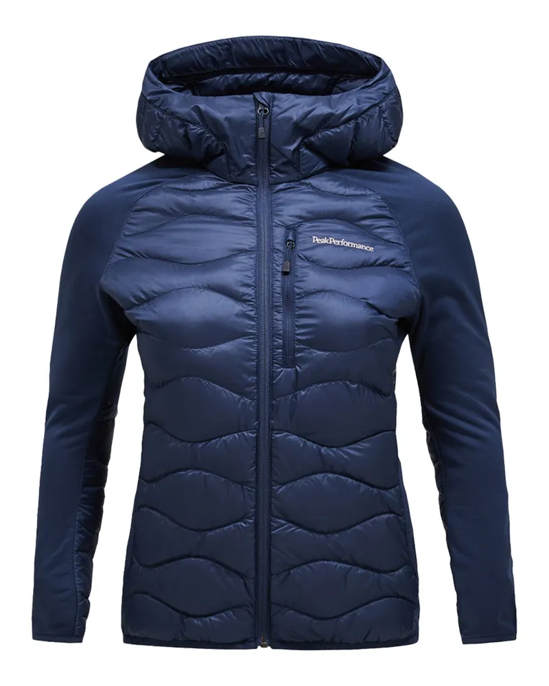 Peak Performance Jacke im Material-Mix Dunkelblau