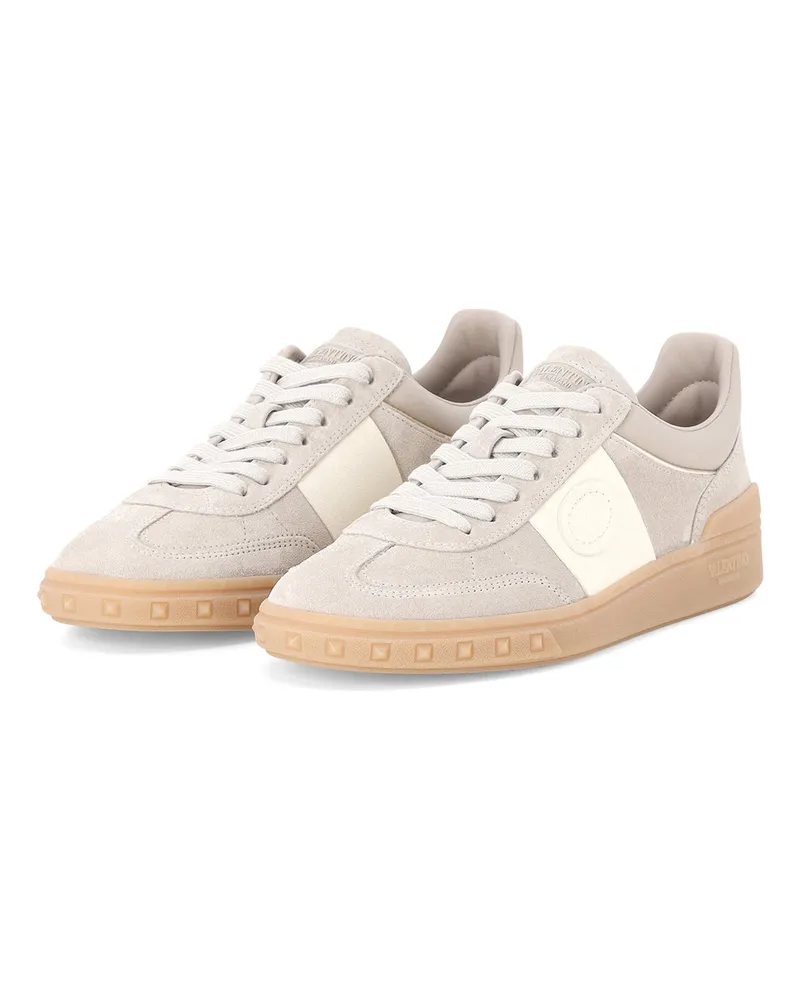 Valentino Garavani Sneaker aus Veloursleder Beige
