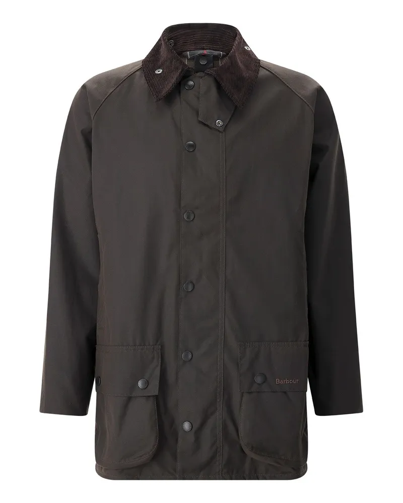 Barbour Jacke Classic Beaufort aus Baumwolle Graugrün