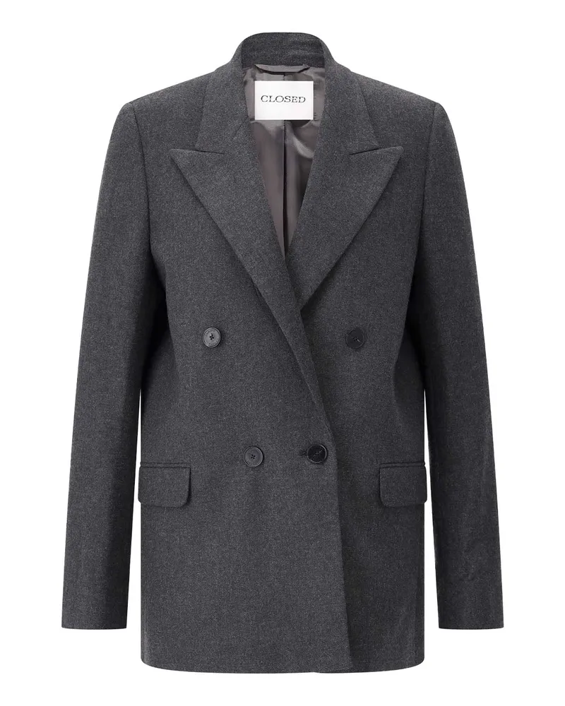 Closed Doppelreihiger Blazer Dunkelgrau