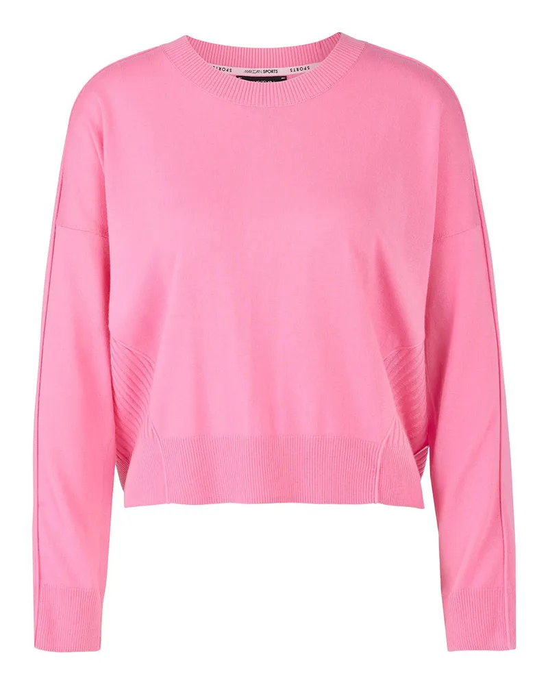 Marc Cain Pullover aus Woll-Mix Pink