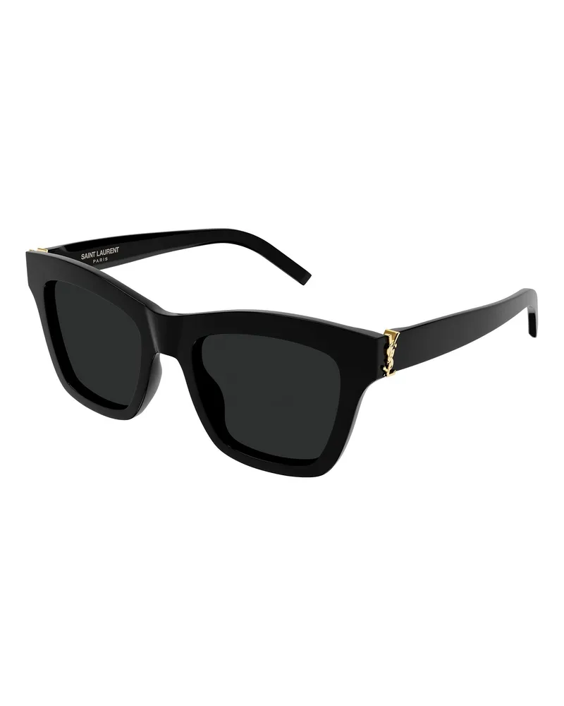Saint Laurent Sonnenbrille SL M156 mit Logo Schwarz