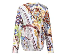 Blusenshirt aus Seide & Muster