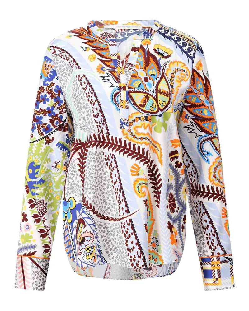 Herzen's Angelegenheit Blusenshirt aus Seide & Muster Multicolor