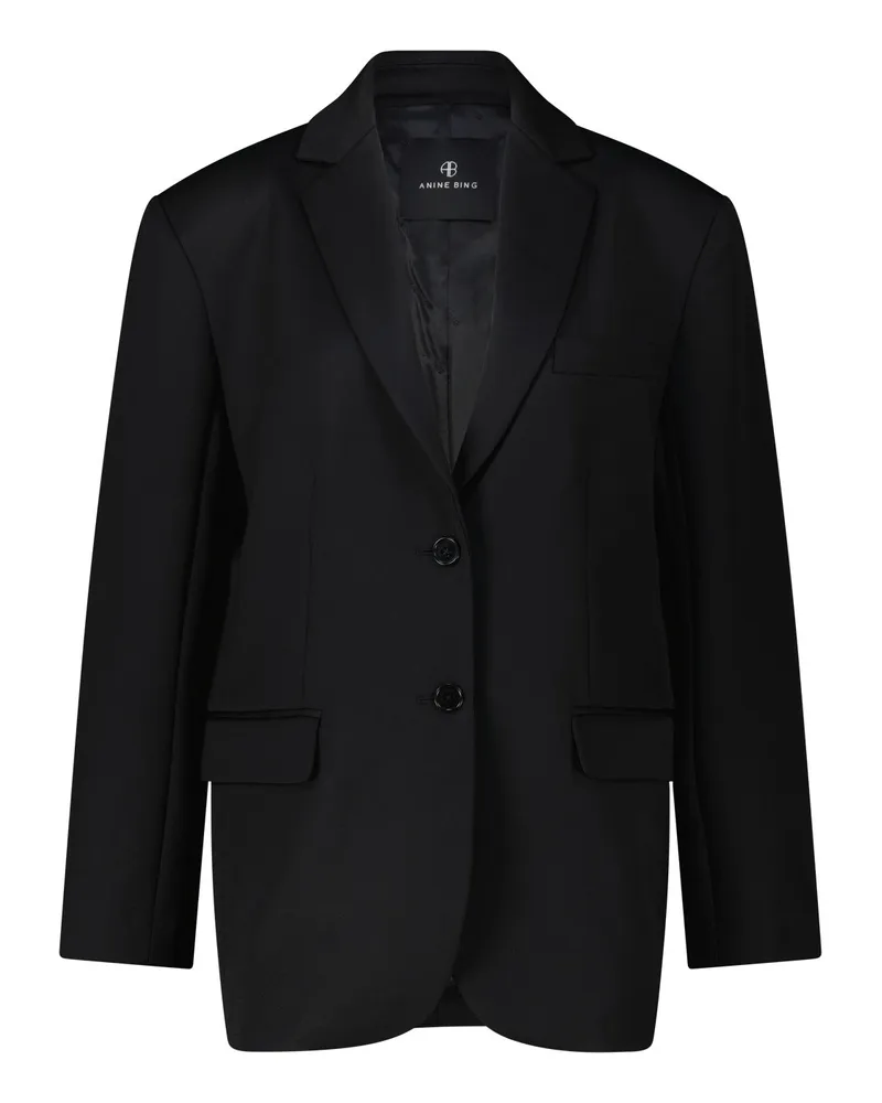 Anine Bing Blazer Quinn Schwarz