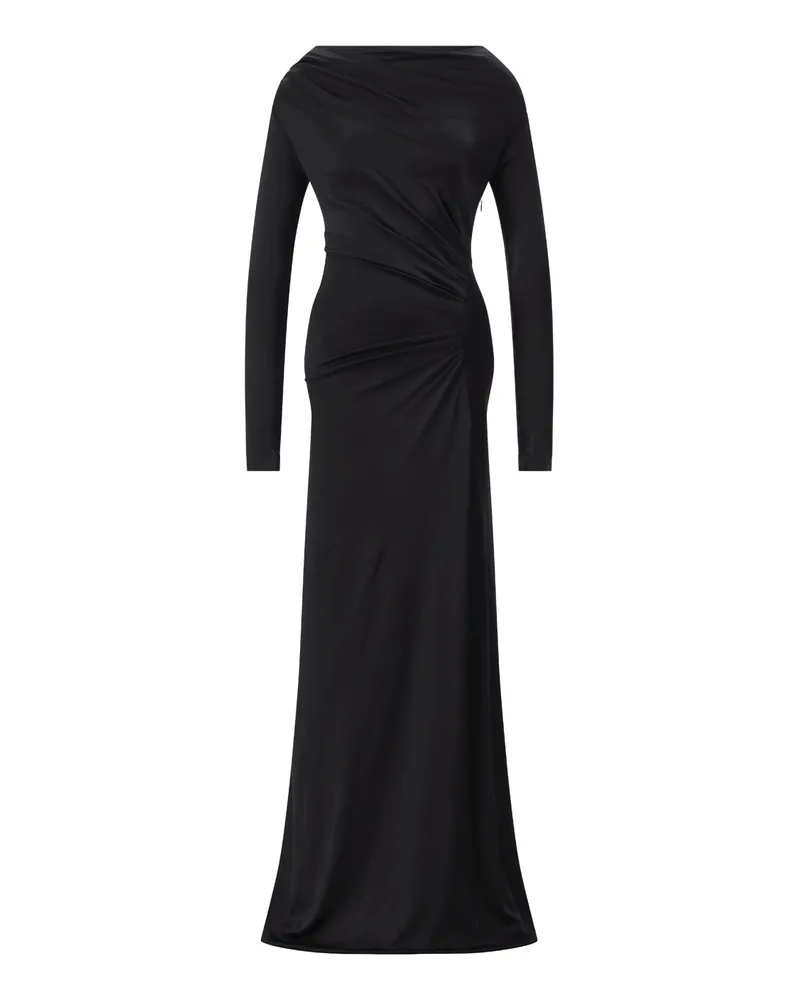 Victoria Beckham Figurbetontes Maxikleid Schwarz
