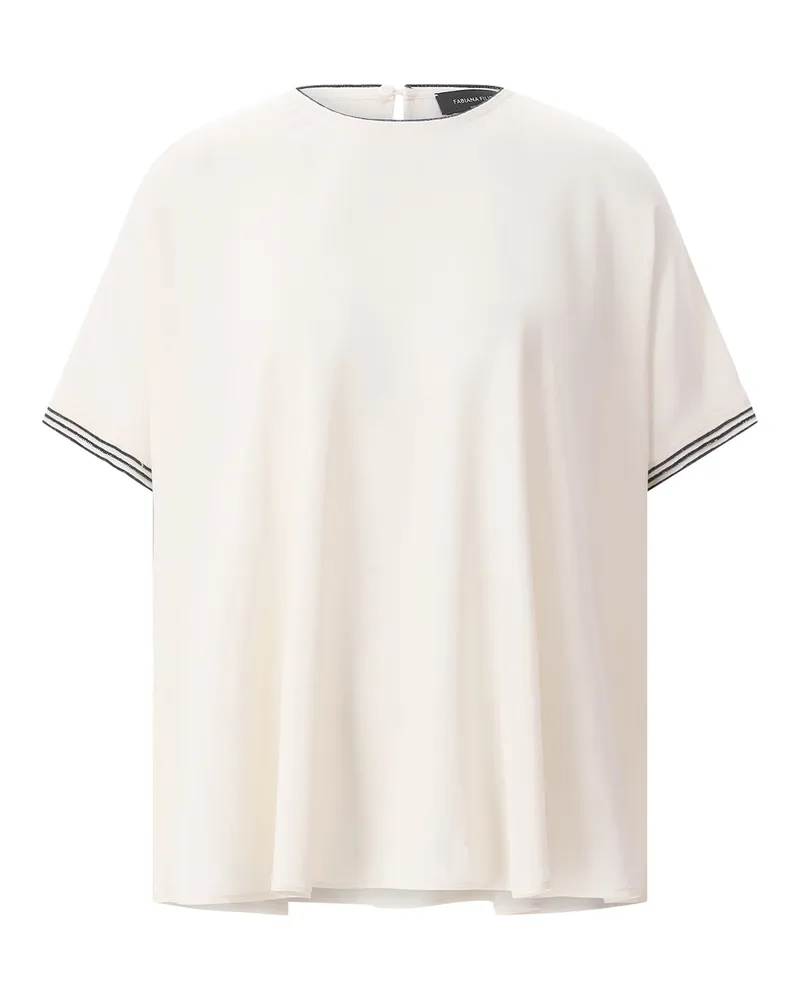 Fabiana Filippi Blusenshirt aus Seiden-Mix Creme