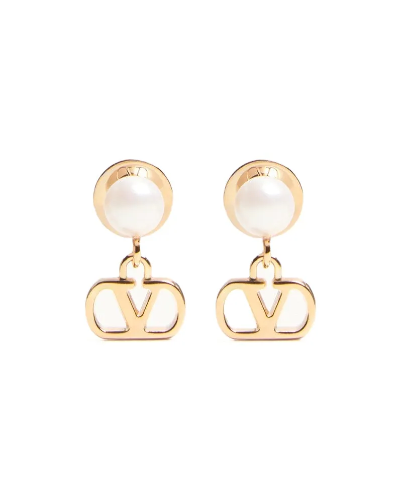 Valentino Garavani Vlogo Signature Ohrringe Gold