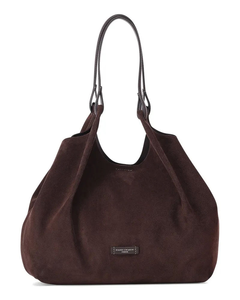 Gianni Chiarini Tasche Dua aus Veloursleder Braun