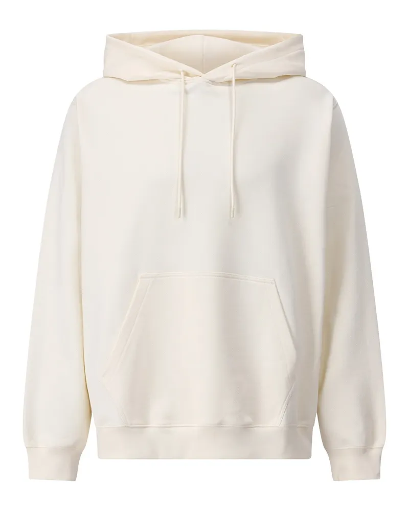 MSGM Hoodie mit rückseitigem Logo Weiß