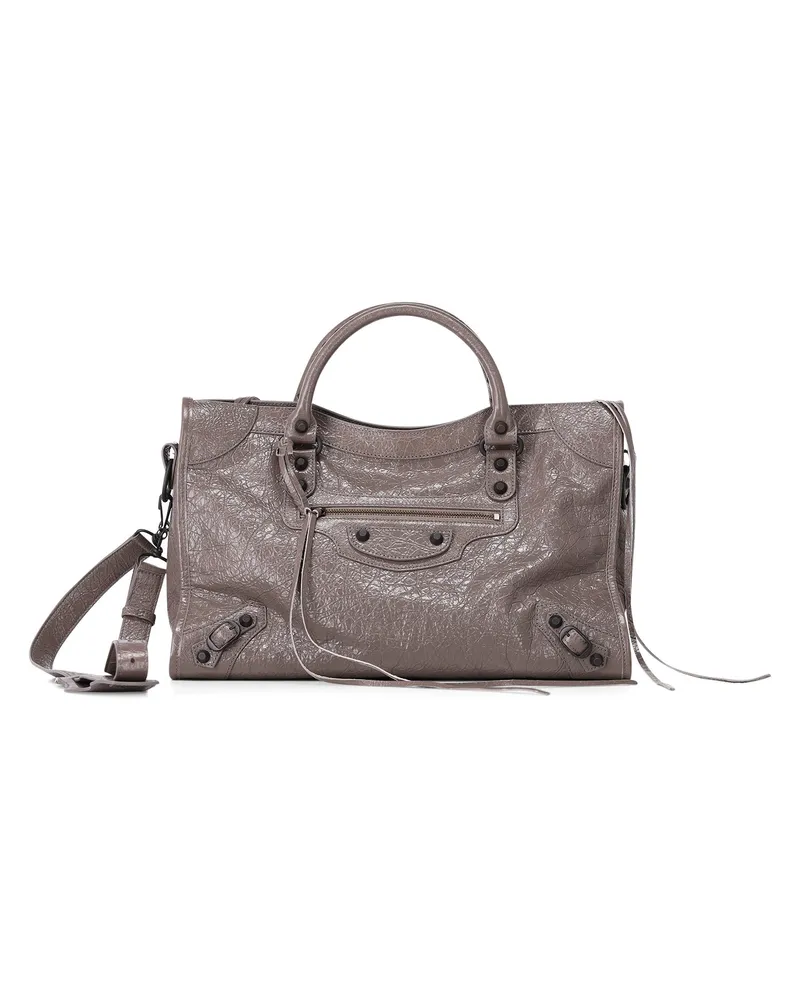 Balenciaga Mittelgroße Le City Tasche Braun