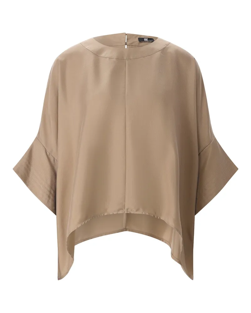 Riani Bluse aus Seide Braun
