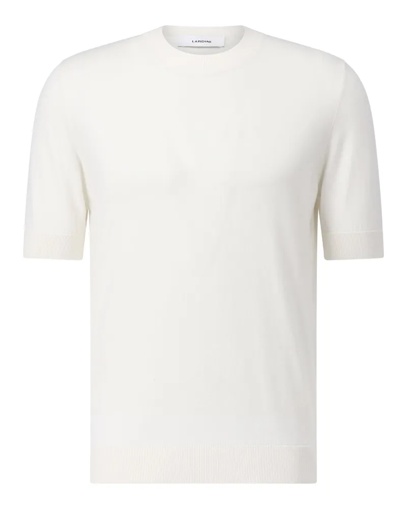 LARDINI T-Shirt aus Baumwolle Creme