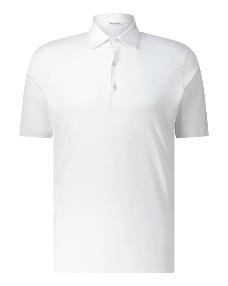 Stefan Brandt Poloshirt Luca Weiß