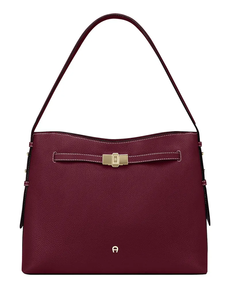 Aigner Beuteltasche Farah Dunkelrot