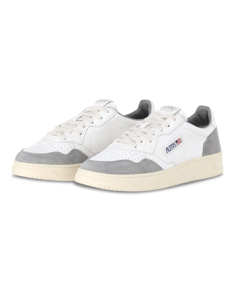 AUTRY Sneaker Medalist aus Leder Grau