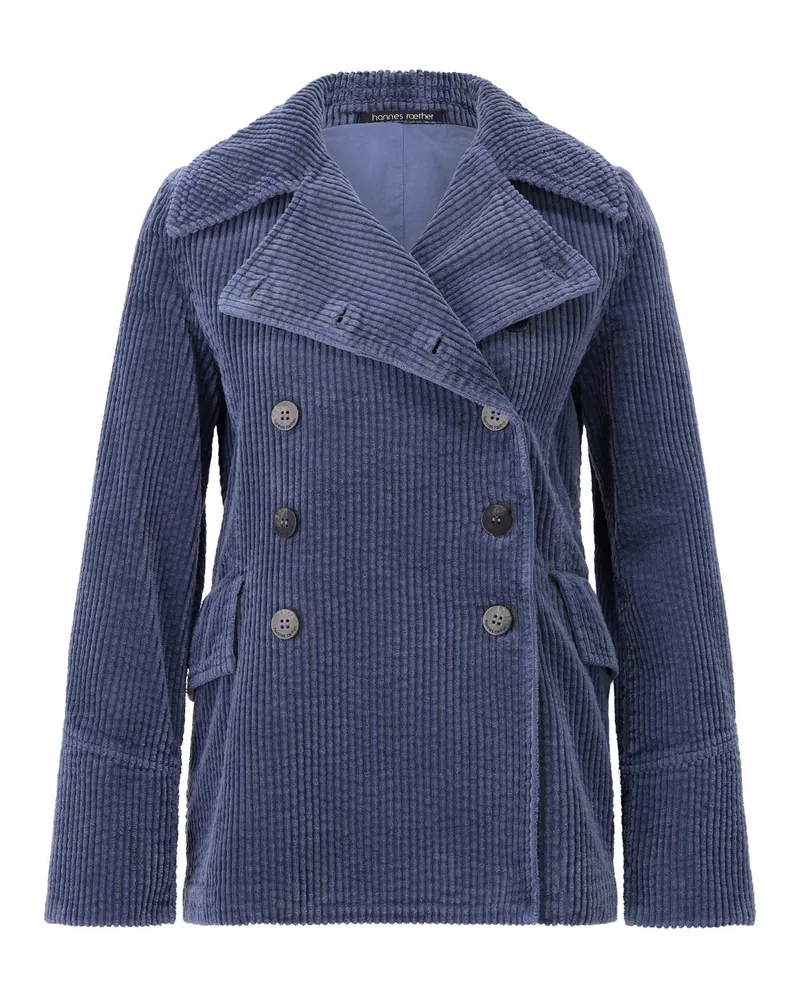 Hannes Roether Jacke aus Cord Blau
