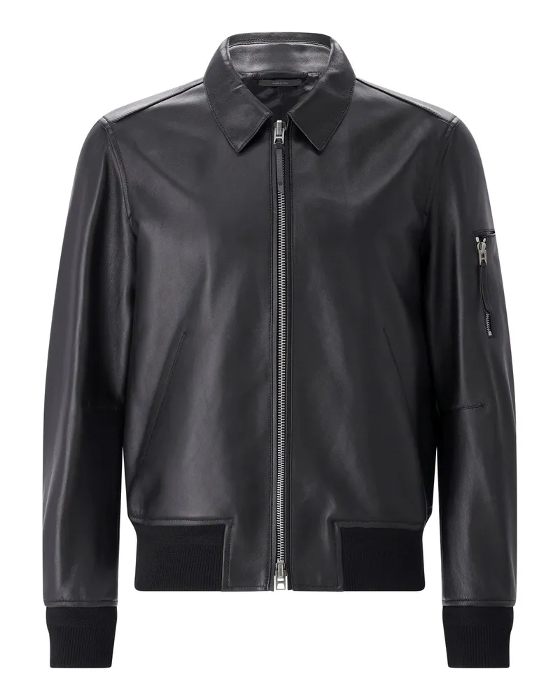 Tom Ford Blouson aus Nappaleder Schwarz