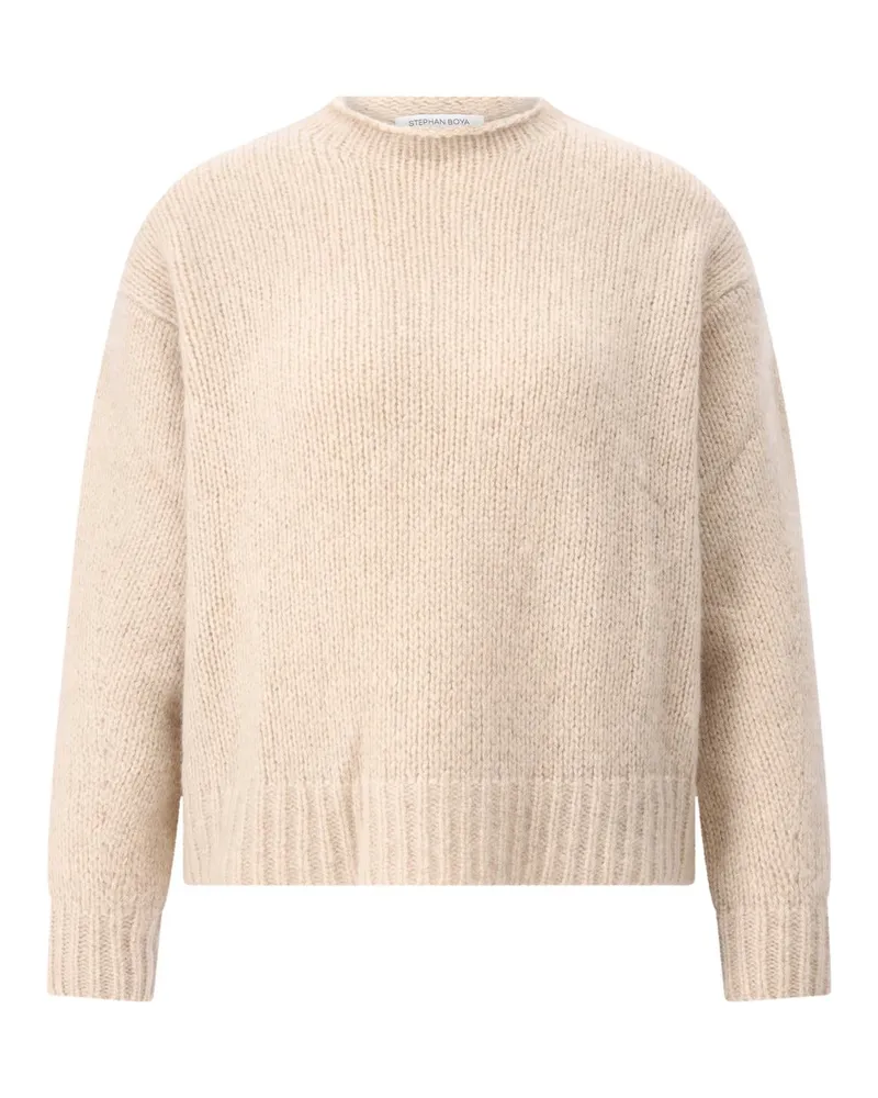 Stephan Boya Strickpullover aus Kaschmir Beige