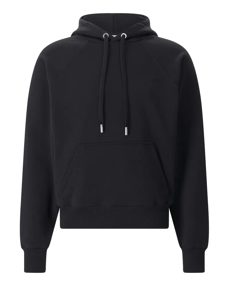 AMI Paris Hoodie mit Logo Schwarz