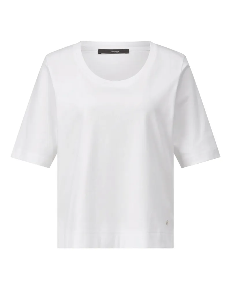 windsor. T-Shirt aus Baumwolle Weiß