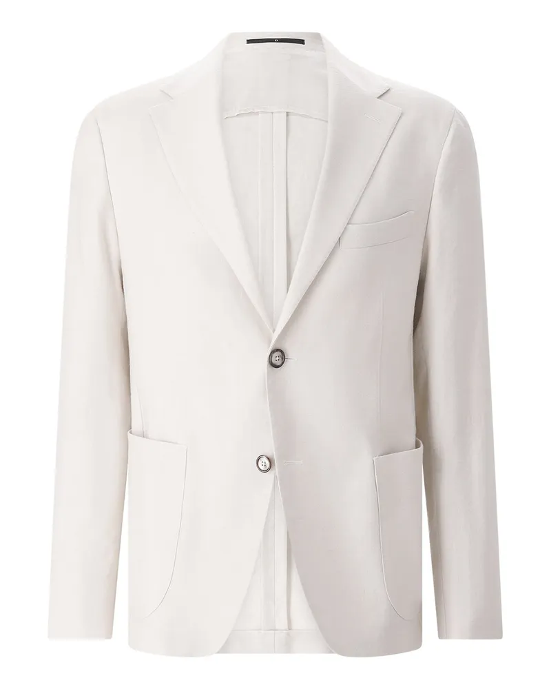 Dressler Sakko aus Leinenmix Creme