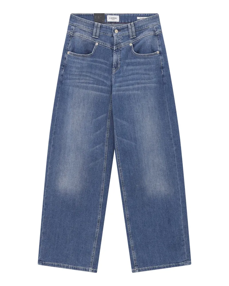 Cambio Wide-Leg Jeans Odele Blau