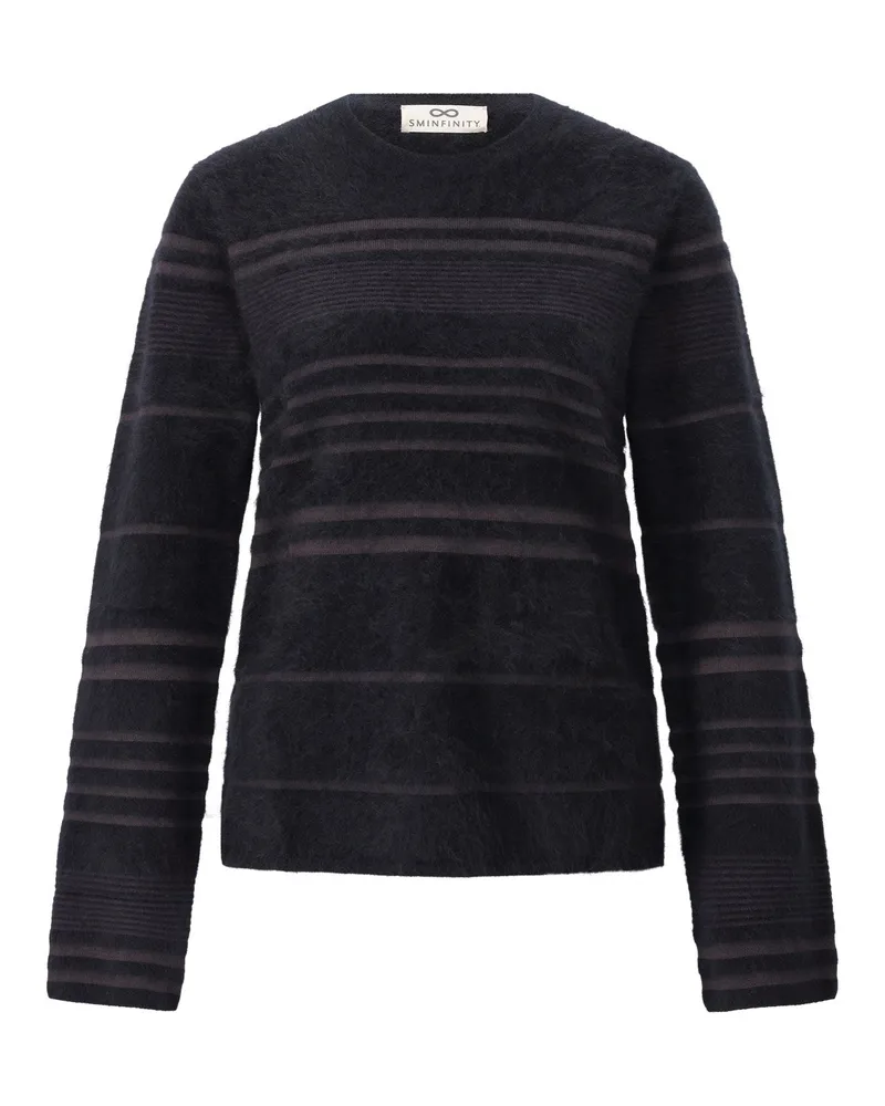 SMINFINITY Pullover aus Kaschmir-Mix Schwarz