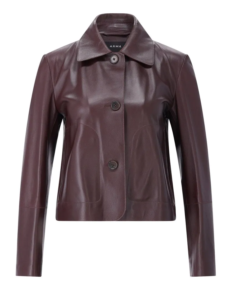 Arma Lederjacke Emy Dunkelrot