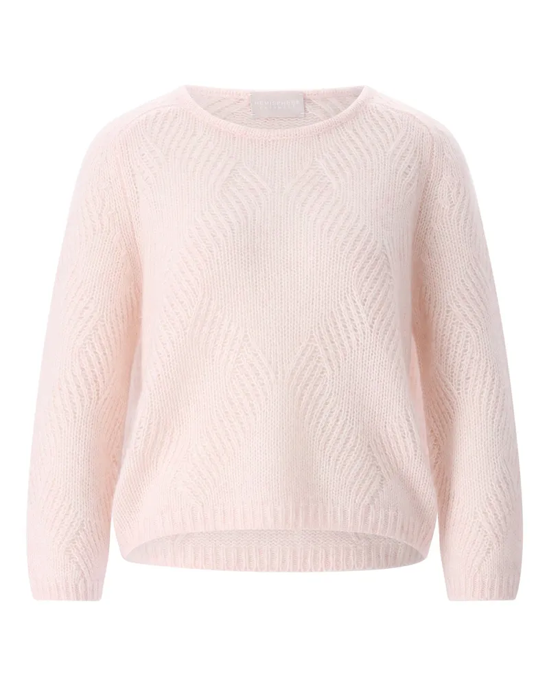 hemisphere Pullover aus Kaschmirmix Rosa