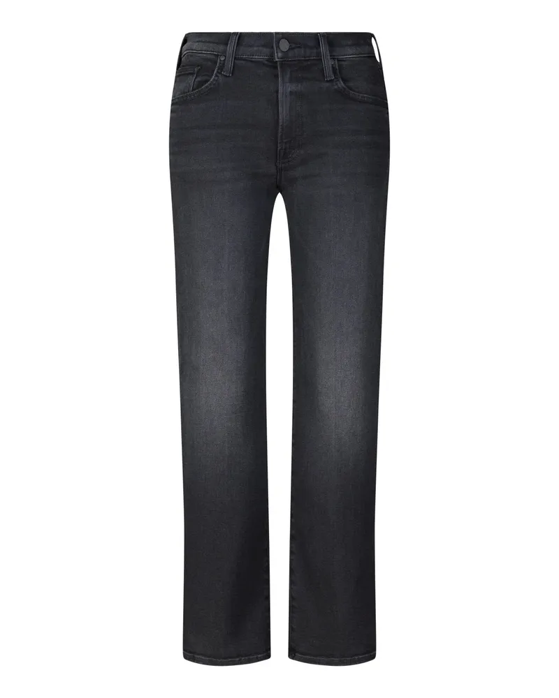 Mother Straight Jeans Rambler Schwarz
