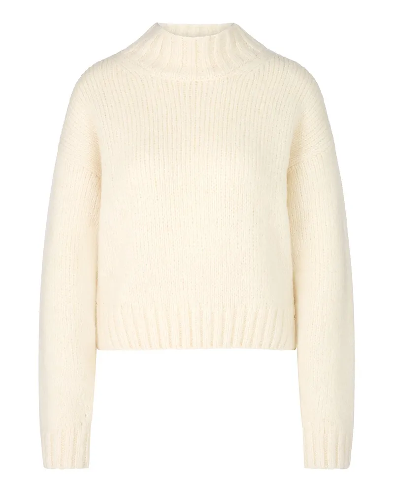 Marc Cain Pullover mit Alpaka Weiß