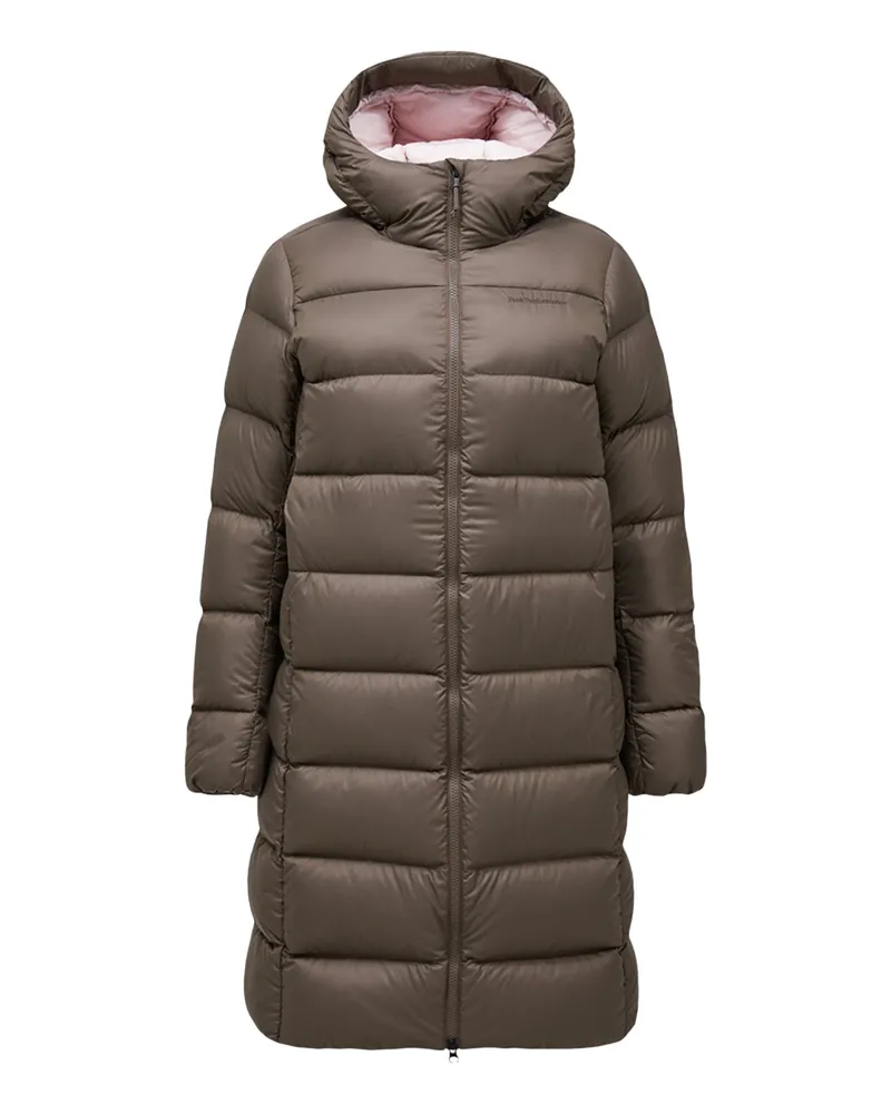Peak Performance Parka Frost mit Daunen Hellbraun