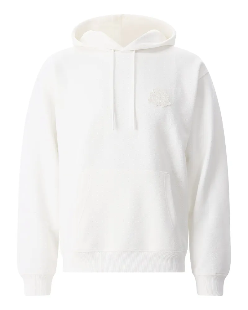Lacoste Hoodie aus Baumwoll-Mix Weiß